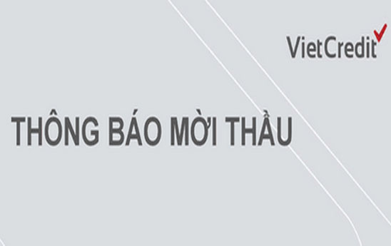 VietCredit thông báo chào thầu Dịch vụ Pháp lý - Tư vấn và Xử lý nợ nhóm khách hàng nợ xấu