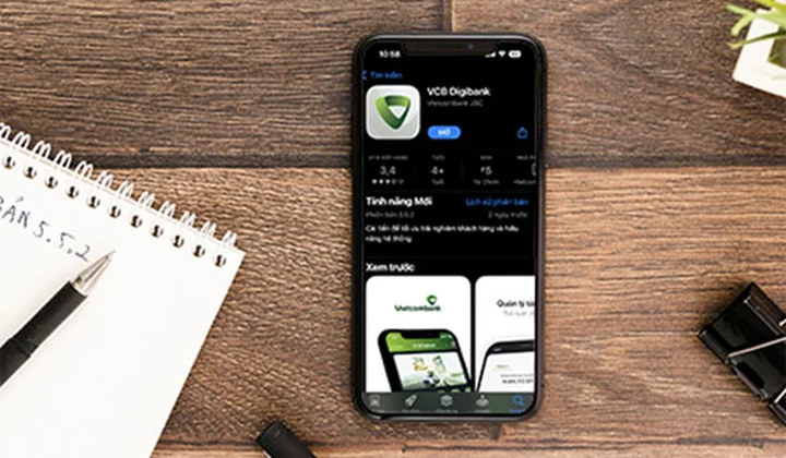 Vietcombank cải tiến/bổ sung thêm nhiều tính năng mới cho ngân hàng số