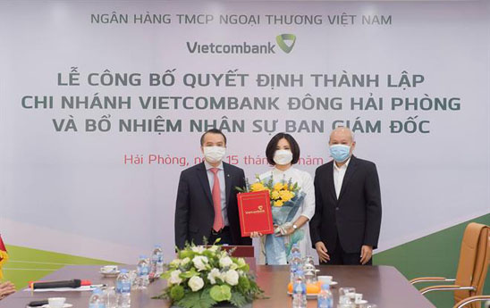 Vietcombank khai trương Chi nhánh Đông Hải Phòng