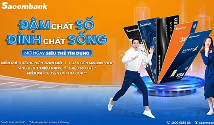 Sacombank thưởng không giới hạn trong chương trình “Đậm chất số - Đỉnh chất sống”