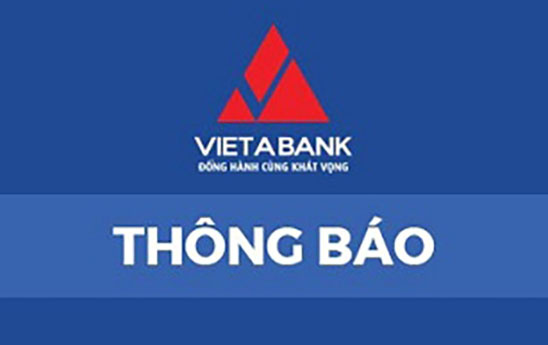 VietABank tạm khóa các user ngân hàng số có tài khoản thanh toán không phát sinh giao dịch & không đủ số dư duy trì