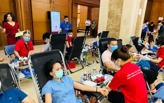 Agribank Hồ Chí Minh tham gia hiến máu tình nguyện