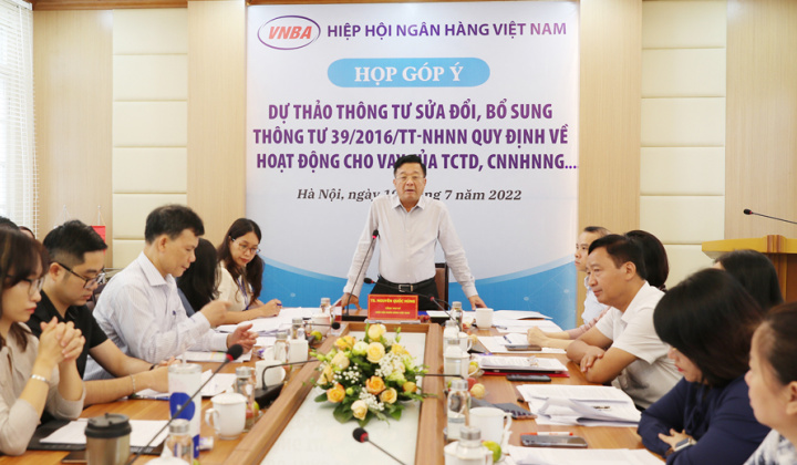 Hiệp hội Ngân hàng họp góp ý sửa đổi, bổ sung Thông tư số 39 quy định về hoạt động cho vay của các tổ chức tín dụng