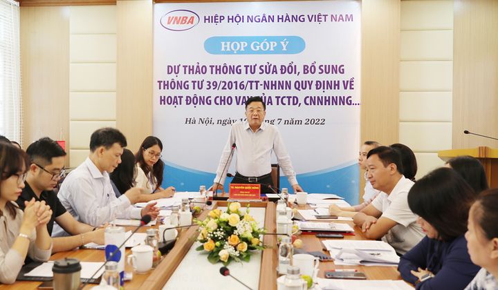 Hiệp hội Ngân hàng họp góp ý sửa đổi, bổ sung Thông tư số 39 quy định về hoạt động cho vay của các tổ chức tín dụng