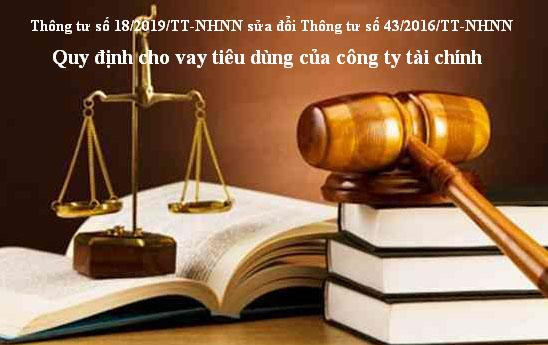 Sửa đổi, bổ sung một số điều quy định cho vay tiêu dùng của công ty tài chính