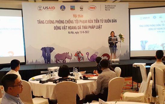 Hội thảo về “Phòng, chống tội phạm tài chính từ buôn bán trái phép động vật hoang dã”
