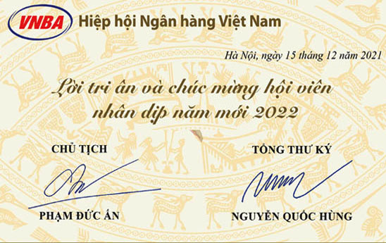 Lời tri ân và chúc mừng hội viên nhân dịp năm mới 2022