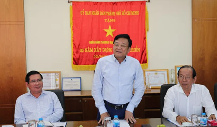 Tổng Thư ký Nguyễn Quốc Hùng thăm, làm việc với một số hội viên tại TP Hồ Chí Minh