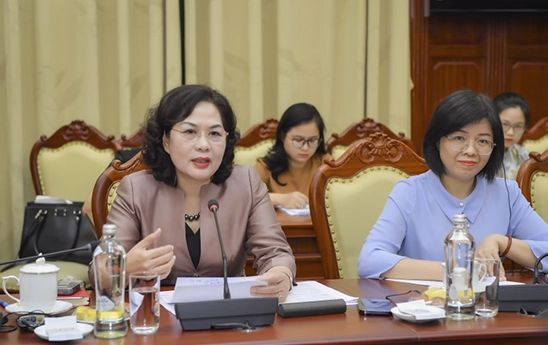 Thống đốc Nguyễn Thị Hồng tiếp xã giao Đoàn tham vấn Điều IV – IMF