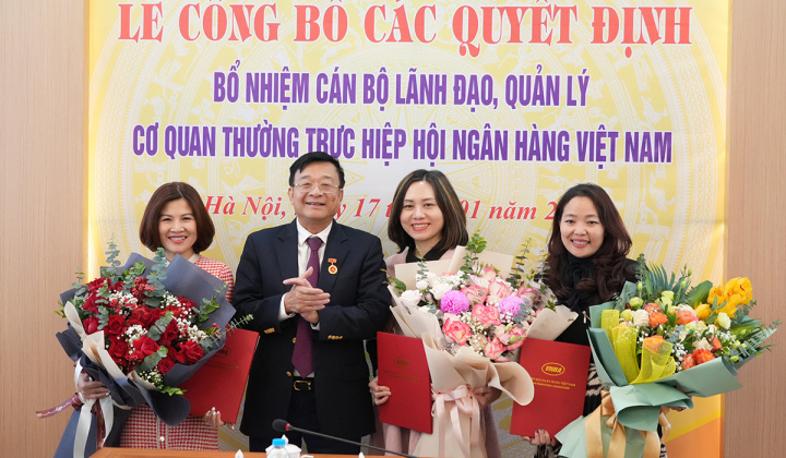 Hiệp hội Ngân hàng Việt Nam bổ nhiệm, kiện toàn nhân sự