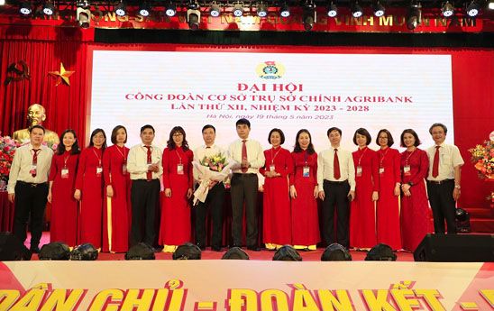 Công đoàn Trụ sở chính Agribank tổ chức Đại hội lần thứ XII nhiệm kỳ 2023 -2028