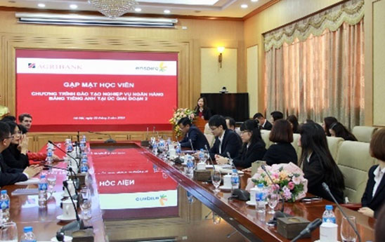 Agribank gặp mặt học viên chương trình đào tạo nghiệp vụ ngân hàng bằng tiếng Anh tại Úc
