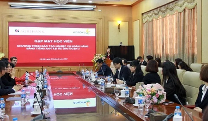 Agribank gặp mặt học viên chương trình đào tạo nghiệp vụ ngân hàng bằng tiếng Anh tại Úc