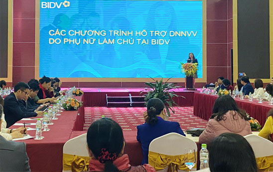 BIDV hỗ trợ Doanh nghiệp nhỏ và vừa do phụ nữ làm chủ tiếp cận nguồn tài chính