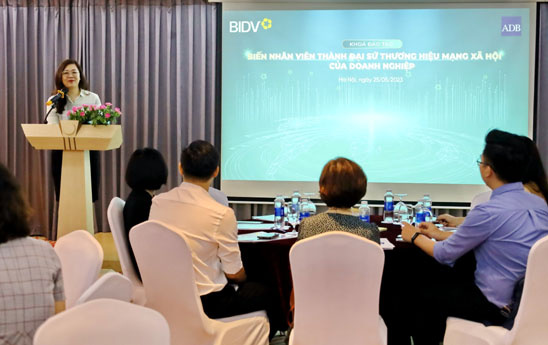 BIDV phối hợp ADB tổ chức đào tạo đại sứ thương hiệu cho doanh nghiệp