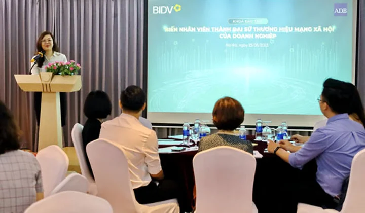 BIDV phối hợp ADB tổ chức đào tạo đại sứ thương hiệu cho doanh nghiệp