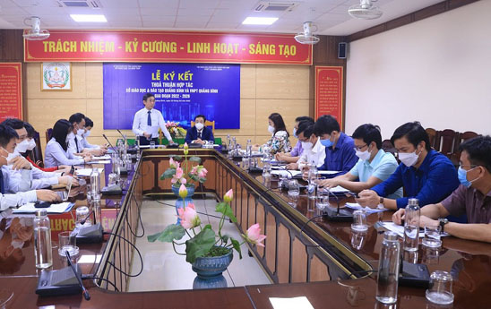 VNPT và Sở Giáo dục và Đào tạo Quảng Bình ký kết thỏa thuận hợp tác giai đoạn 2022-2026