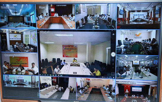 VNPost đào tạo trực tuyến triển khai dịch vụ thu phí Báo điện tử qua kênh bưu điện