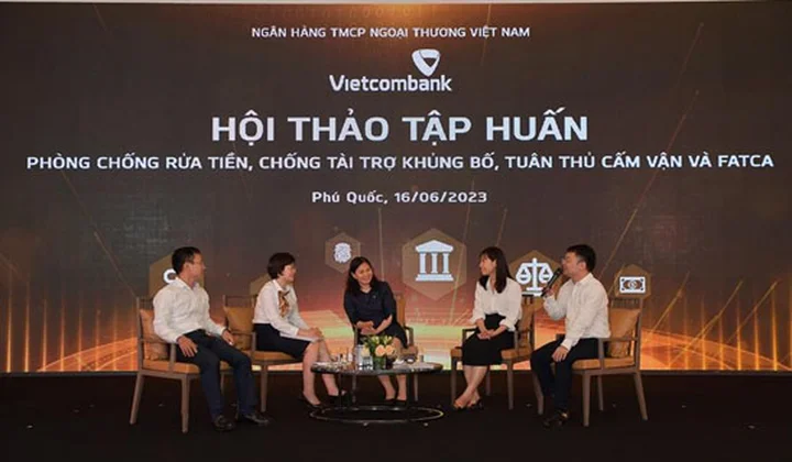 Vietcombank tổ chức hội thảo và hội thi nghiệp vụ phòng chống rửa tiền năm 2023
