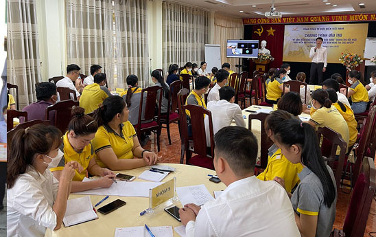 Vietnam Post đào tạo kỹ năng cho đội ngũ bán hàng và giám sát bán hàng tỉnh Lào Cai