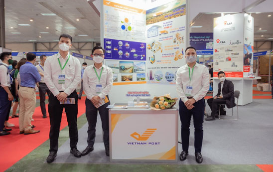 Ấn tượng gian hàng của Vietnam Post Logistics tại Vietnam Expo 2022