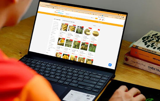 Bưu điện tỉnh Lâm Đồng chung tay tiêu thụ sầu riêng và hồng giòn