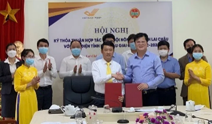 Bưu điện và Hội Nông dân tỉnh Lai Châu ký kết thỏa thuận hợp tác