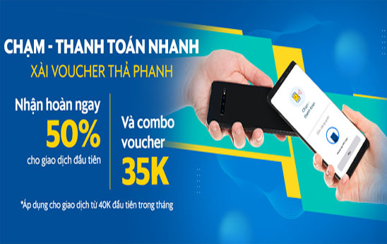 Chạm - Thanh toán trên app SmartPay nhận hoàn ngay 50%