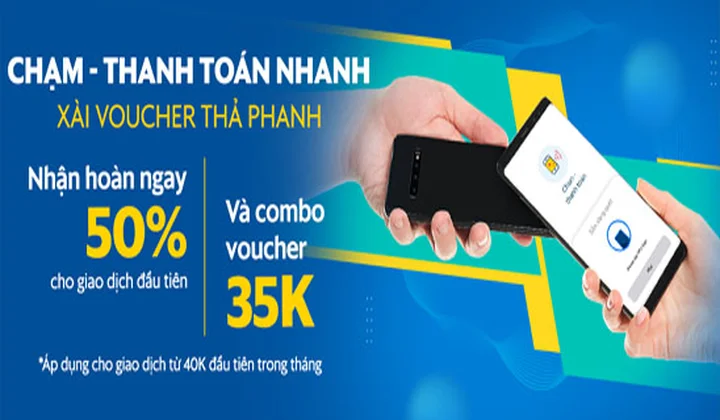 Chạm - Thanh toán trên app SmartPay nhận hoàn ngay 50%