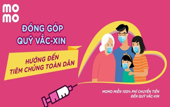 Cộng đồng lan toả “chiến dịch” chuyển tiền đóng góp Quỹ vắc-xin thông qua Ví MoMo