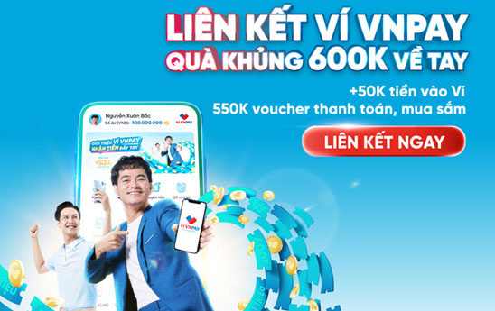 Cùng VietinBank “Liên kết Ví VNPAY - Quà khủng 600K về tay”