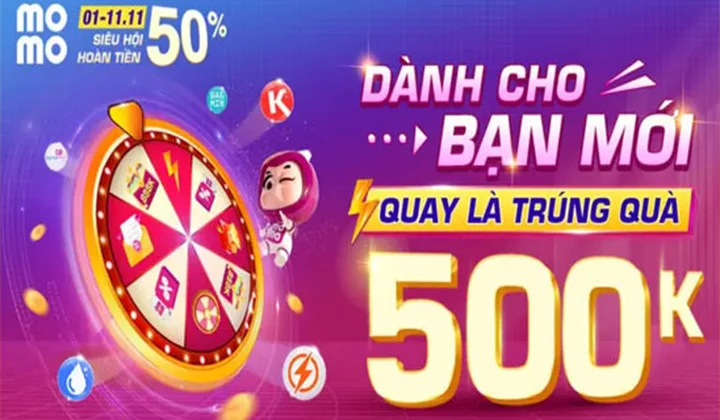 Đến với MoMo tham gia Siêu cơ hội hoàn tiền 50%