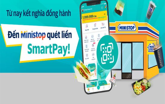 Dùng SmartPay để thanh toán tại Ministop
