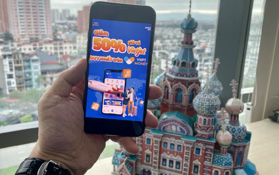 Giảm 50% khi mua vé máy bay bằng VNPT Money