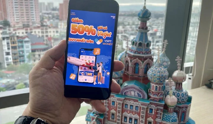 Giảm 50% khi mua vé máy bay bằng VNPT Money