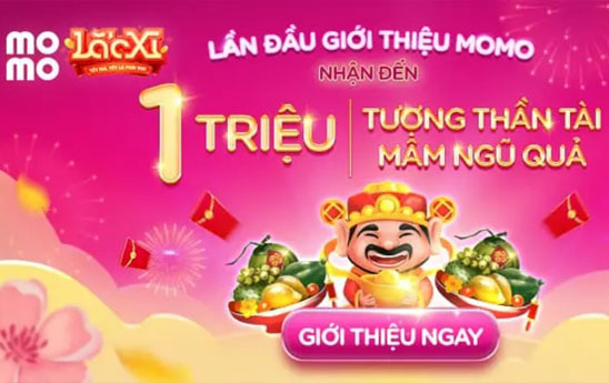 Giới thiệu MoMo nhận quà đến 1 triệu đồng
