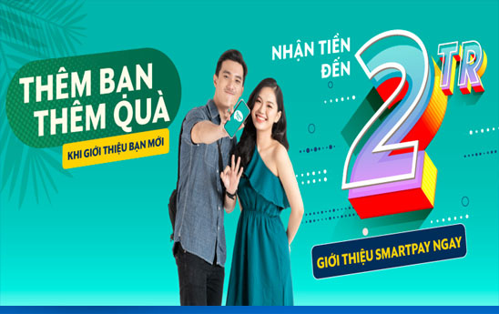 Giới thiệu mở mới ví SmartPay nhận về ưu đãi
