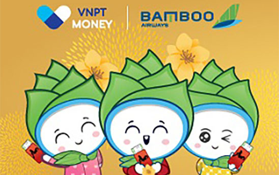 Mua vé máy bay Tết của Bamboo Airways qua VNPT Money được giảm giá 30%