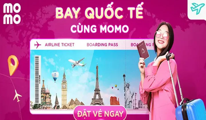Lần đầu tiên đường bay quốc tế chính thức mở bán trên MoMo