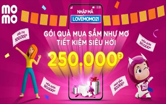 Liên kết MoMo nhận quà hời