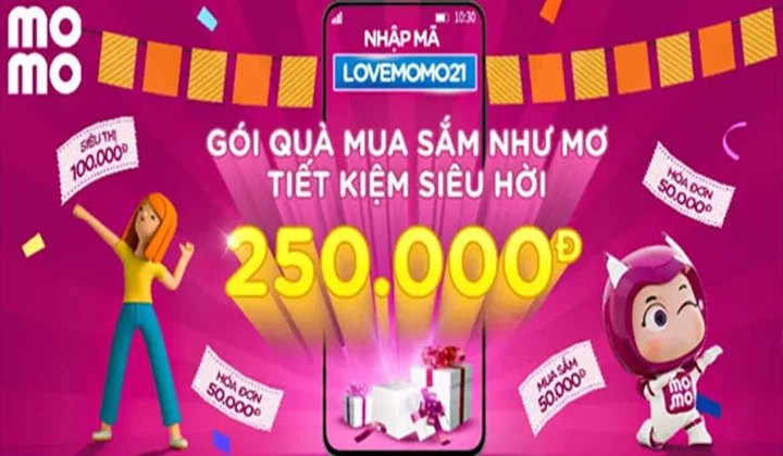 Liên kết MoMo nhận quà hời