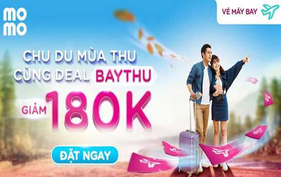 MoMo giảm 8% giá vé mọi chuyến bay cho khách hàng lần đầu đặt vé