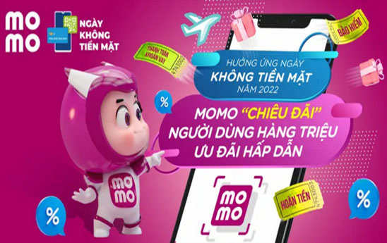 MoMo hưởng ứng Ngày không tiền mặt năm 2022 với hàng triệu ưu đãi hấp dẫn