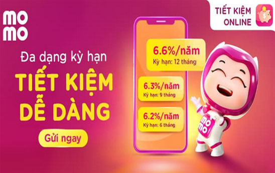 MoMo mở thêm tính năng tiết kiệm Online