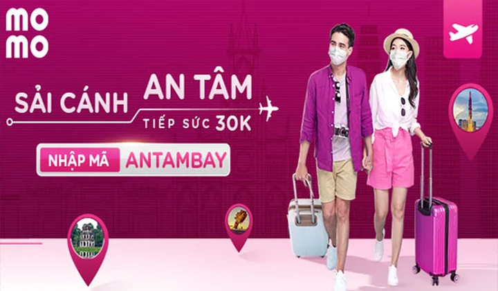 MoMo "tiếp sức" khách hàng đặt vé máy bay