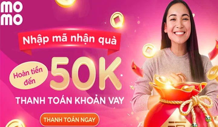 MoMo ưu đãi khách hàng thanh toán khoản vay