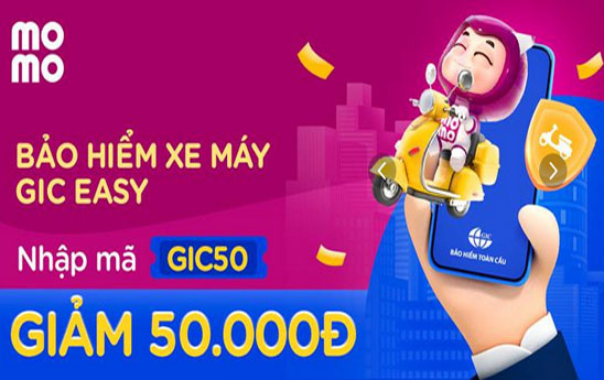 Mở Ví MoMo nhập mã “GIC50” nhận thêm quà