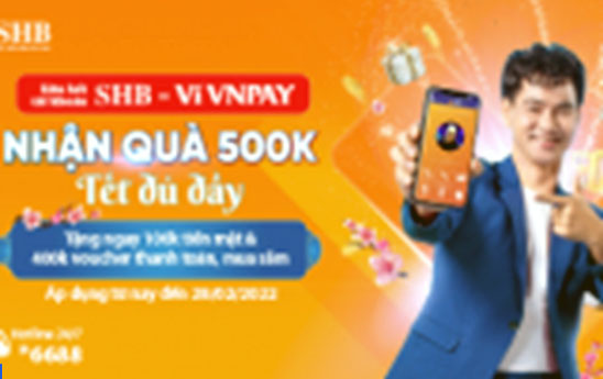 Mở Ví VNPAY, liên kết tài khoản SHB nhận quà