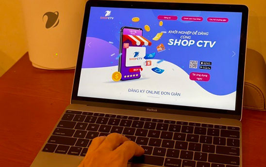 Mở shop 0đ, nhận hoa hồng không giới hạn cùng ứng dụng Shop CTV