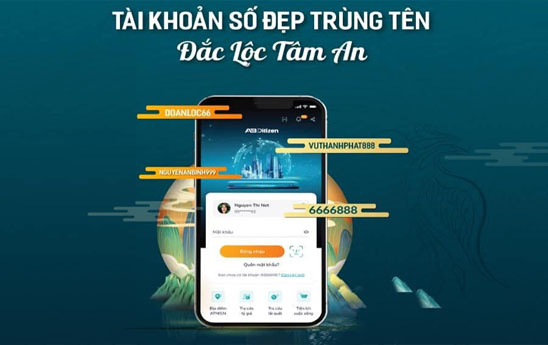 Mở tài khoản bằng ký tự riêng
